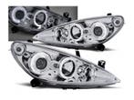 Angel Eyes koplampen Chrome geschikt voor Peugeot 307, Auto-onderdelen, Verzenden, Nieuw, Peugeot