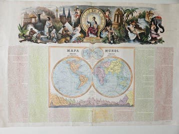 Spanje - Wereld; ASTORT HERMANOS EDITORES - Mapa Mundi -, Nieuw