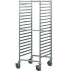 Regaalwagen | RVS | 36 Etages (1/1 GN) | Wielen (Geremd) |, Zakelijke goederen, Verzenden, Nieuw in verpakking