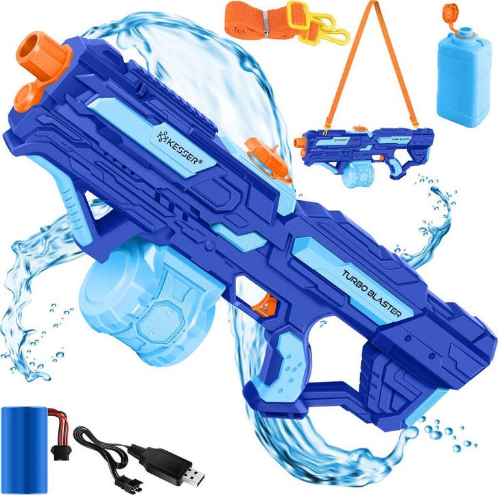 KESSER® Elektrisch Waterpistool - Zeer Krachtig - Blauw, Kinderen en Baby's, Speelgoed | Buiten | Los speelgoed, Nieuw, Verzenden
