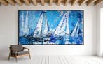VOLHA - Racing Through the Waves-XXL-Hand painted