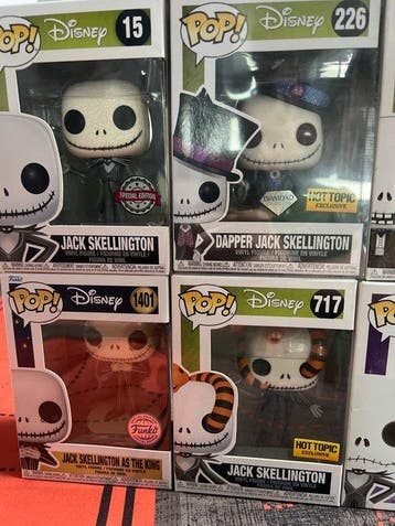 Funko - Funko Pop Jack Skellington collection - 2010-2020 -