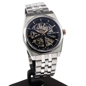 Mercury - Skeleton Automatic Swiss Watch - MEA488SK-SR-3 -, Nieuw