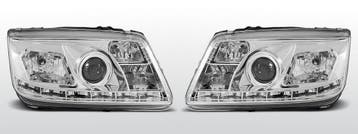 Koplampen LED DRL | geschikt voor Volkswagen Bora 1998-2005, Auto-onderdelen, Verzenden, Nieuw, Volkswagen