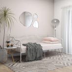 vidaXL Slaapbank metaal wit 90x200 cm, Verzenden, Nieuw