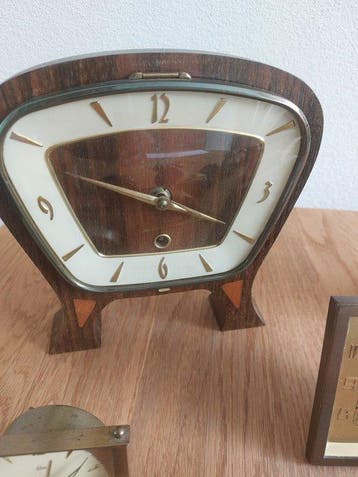Tafelklokjes, wekkers (20) - Metaal - 1950-1960 - 20 kleine, Antiek en Kunst, Antiek | Klokken
