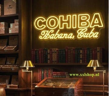 Cohiba NEON sign bord led lichtbord verlichting lamp XXL, Verzenden