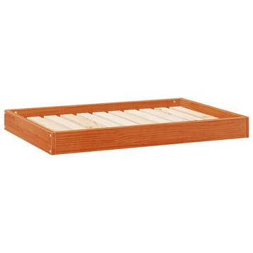 Hondenbed 92x64cm - Wasbruin - Massief hout - 46% korting!, Verzenden, Zo goed als nieuw, Overige