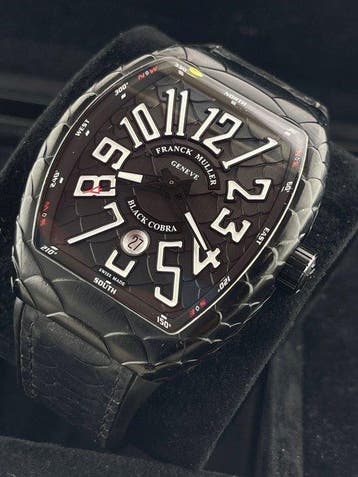 Franck Muller - Vanguard Black Cobra - V 45 SC DT - Homme -, Nieuw