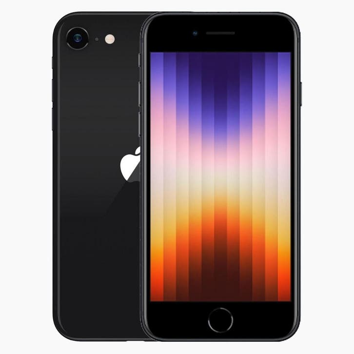 Apple iPhone SE (2022) - 64GB - Zwart, Télécoms, Téléphonie mobile | Apple iPhone, Enlèvement ou Envoi