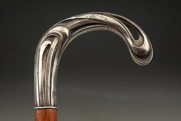 Canne de marche - Argent 950, Antiquités & Art