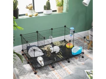 Veiling - Metalen gaaskooi voor kleine dieren met vloerplate, Nieuw