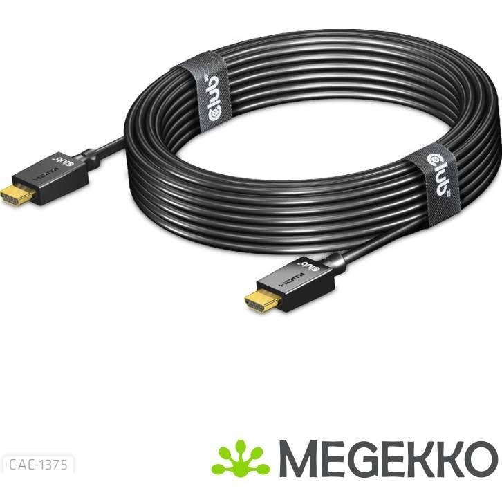 CLUB3D CAC-1370 HDMI kabel 5 m HDMI Type A (Standaard) Zwart, Computers en Software, Overige Computers en Software, Nieuw, Verzenden