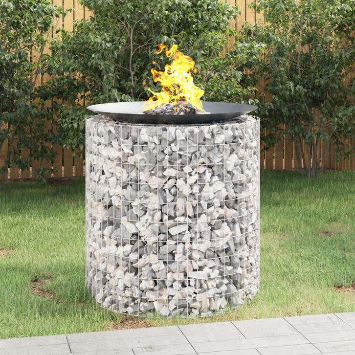 vidaXL Schanskorf vuurplaats Ø 100 cm gegalvaniseerd ijzer, Maison & Meubles, Cheminées, Envoi