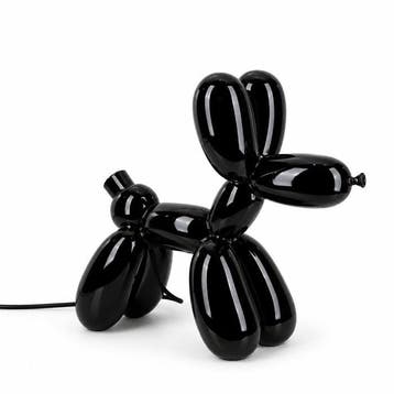 Sculpture, Scotty Balloon Dog Tafellamp – Hoogglans Zwart –