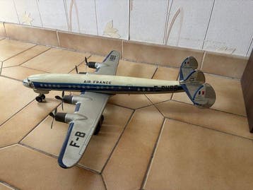 Joustra - Speelgoed Lockheed Super G Constellation dAir, Antiek en Kunst, Antiek | Speelgoed