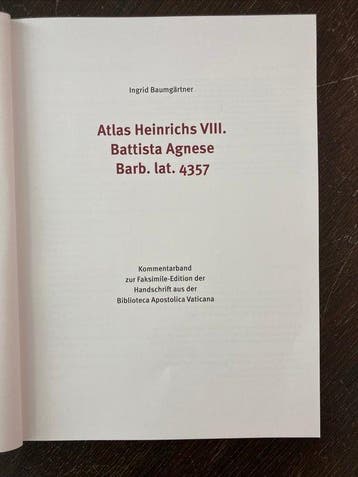 Battista Agnese - Atlas Heinrichs VIII. Battista Agnese