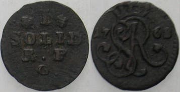 Solidus (schilling) 1768 Polen Stanislaus August 1764-1795, Verzenden