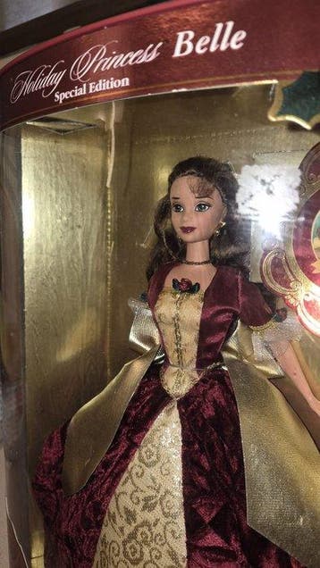 Mattel - Poupée Barbie Barbie Holiday Princess Belle in, Antiquités & Art