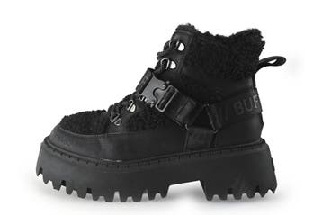 Buffalo Veterboots in maat 39 Zwart, Kleding | Dames, Schoenen, Verzenden, Zwart, Overige typen, Zo goed als nieuw