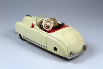 Schuco - 4012 Radio Auto (1952-1964) creme, Thorens Muziek -, Antiek en Kunst