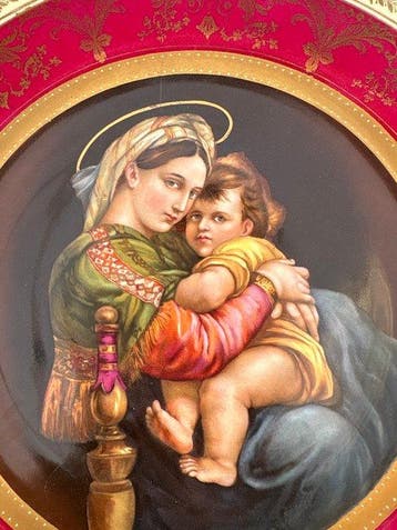 Schotel - Madonna della Seggiola - 30 cm - Keramiek