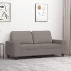 vidaXL Tweezitsbank / zetel 140 cm stof taupe, Verzenden, Nieuw