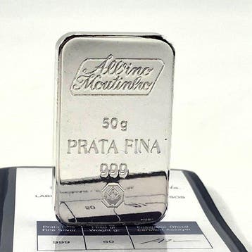 50 gram - Zilver .999 - Albino Moutinho - Met certificaat