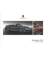 2015 PORSCHE 911 EXCLUSIVE HARDCOVER BROCHURE NEDERLANDS