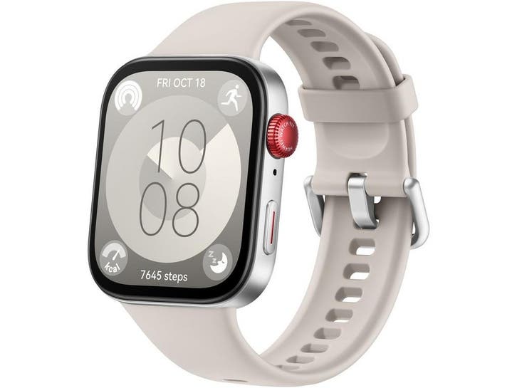 Huawei Watch Fit 3 - Smartwatch - GPS - 1,82 OLED - Zilver, Handtassen en Accessoires, Smartwatches, Zo goed als nieuw, Verzenden