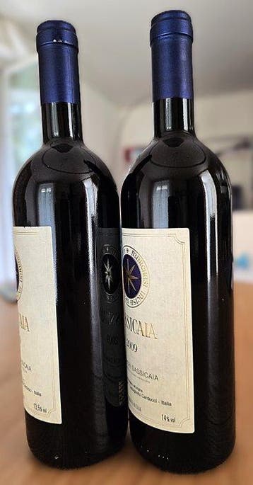 2009 & 2010 Tenuta San Guido, Sassicaia - Super Tuscans - 2, Nieuw