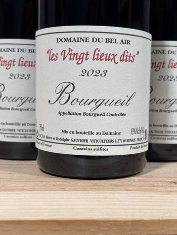 2023 Gauthier Père et Fils - Domaine du Bel Air Vingt Lieux, Nieuw