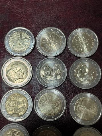 Europe. 2 Euro 2021/2026 (15 coins) (Sans prix de réserve)