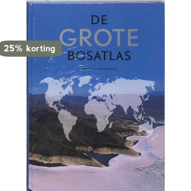 Grote Bosatlas 53e editie 9789001123000 Wolters-Noordhoff, Boeken, Kinderboeken | Jeugd | 13 jaar en ouder, Gelezen, Verzenden