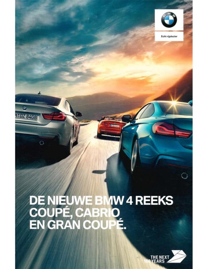 2017 BMW 4 SERIE BROCHURE NEDERLANDS, Livres, Autos | Brochures & Magazines, Enlèvement ou Envoi