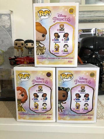 Funko - Funko Pop Cinderella; Merida; Pocahontas - V.S.