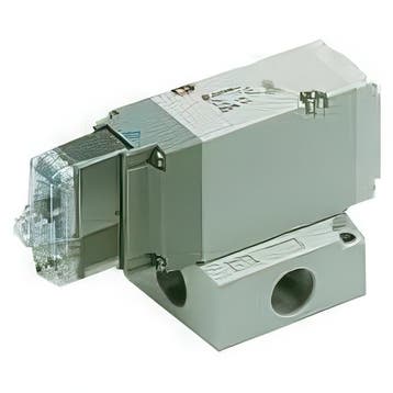 SMC 3/2 Voie Plaque De Base Électrovanne Pneumatique Rc1/2, Verzenden