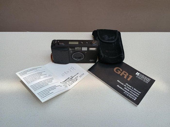 Ricoh GR1 Analoge compactcamera, Audio, Tv en Foto, Fotocamera's Analoog