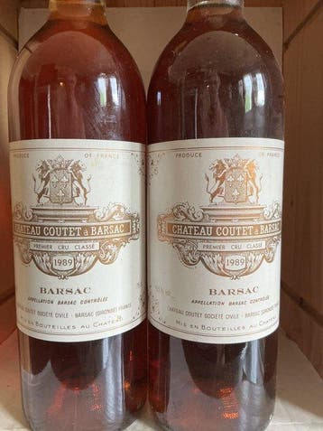 1989 Château Coutet - Sauternes 1er Grand Cru Classé - 2, Nieuw