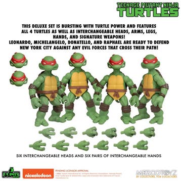 TMNT Action Figures Teenage Mutant Ninja Turtles Deluxe Set, Ophalen of Verzenden