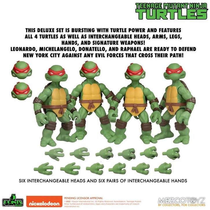 TMNT Action Figures Teenage Mutant Ninja Turtles Deluxe Set, Verzamelen, Film en Tv, Nieuw, Ophalen of Verzenden