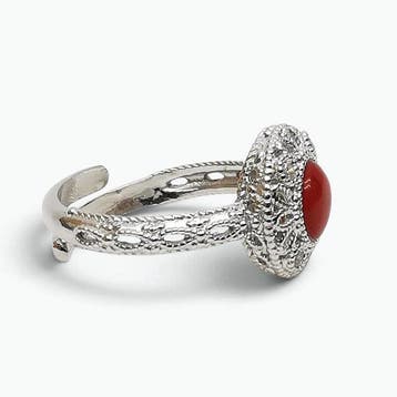 Koraal - Argento 925 - Ring - Italiaans vakmanschap