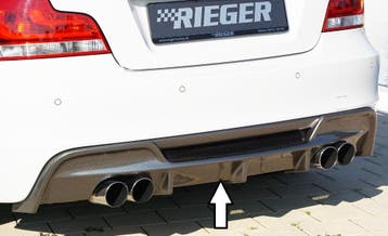 Rieger diffuser | 1er E82, E88 (182 / 1C): 10.07- - Coupé, C, Verzenden