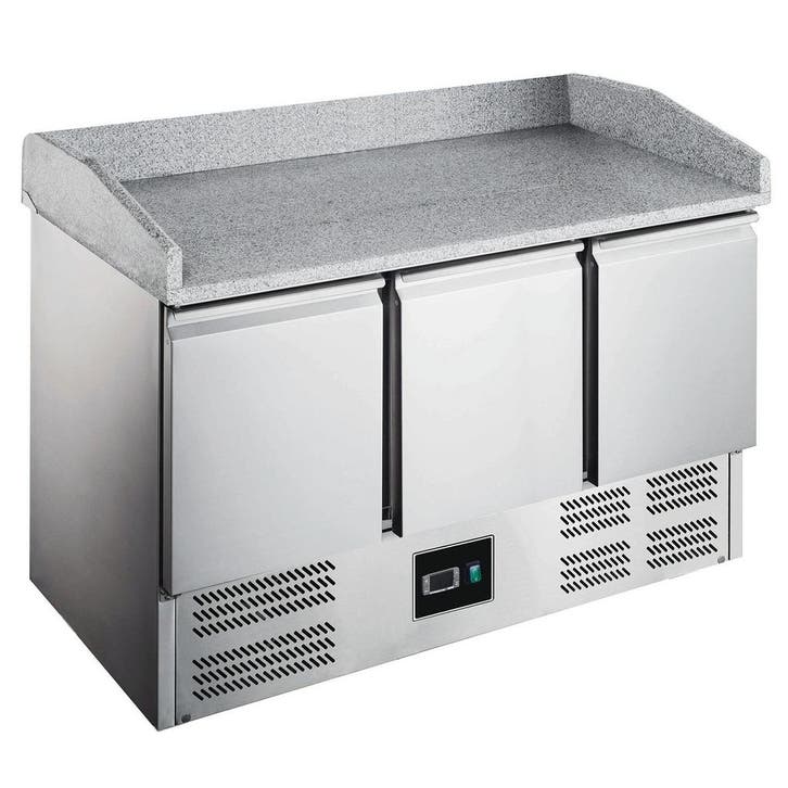 Pizzawerkbank | 368L | 3 Deuren (1/1 GN) | +2°C/+8°C |, Zakelijke goederen, Horeca | Keukenapparatuur, Nieuw in verpakking, Verzenden