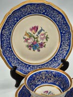 Rosenthal „Chippendale“ – Tee-Set Trio mit Kobaltblau und