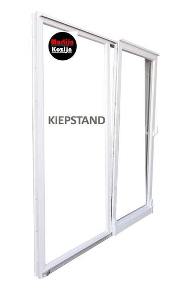 PVC Schuifraam, Schuifdeur B200xH215 en B250xH215 in stock, Kunststof, Nieuw, Ophalen of Verzenden, 150 tot 225 cm