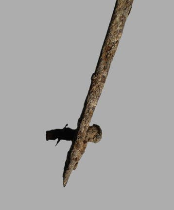 Oud-Romeins IJzer Knife (Zonder minimumprijs)