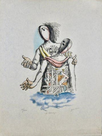 Giorgio De Chirico (1888-1978) - Gli Archeologi
