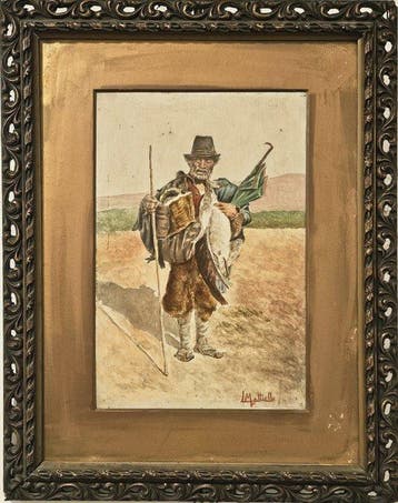 Scuola italiana (XIX-XX) - Il cacciatore