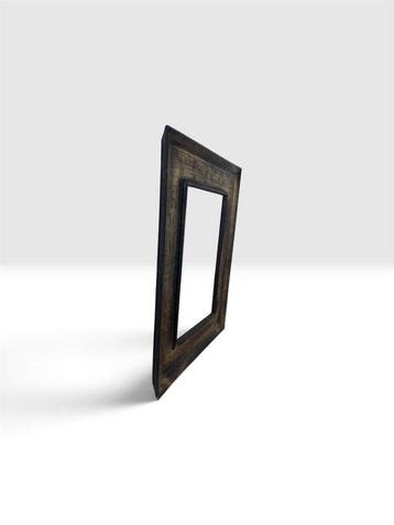 Lijst - Hout - 45x65 cm, met de hand uitgehouwen